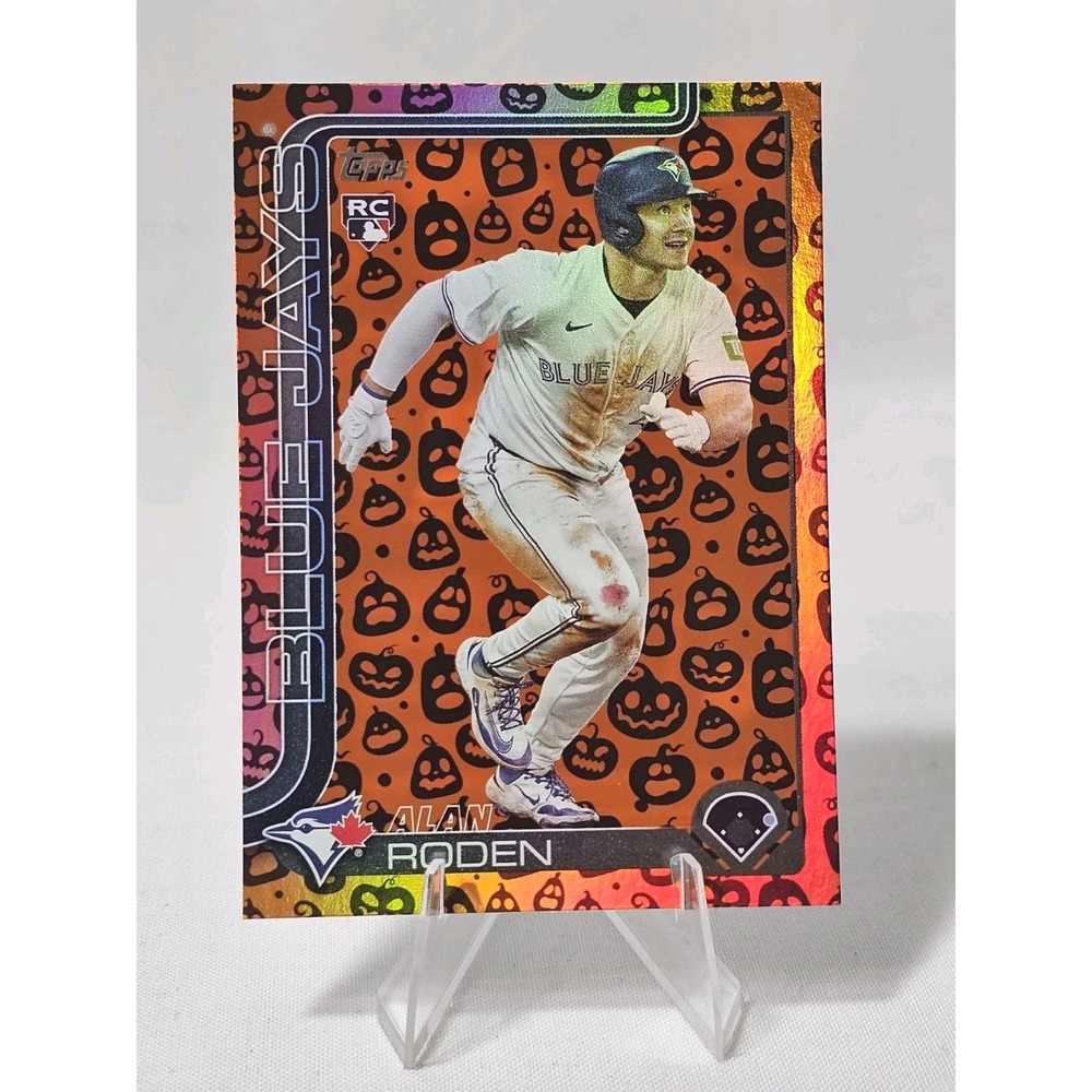 Alan Roden 2025 Topps Update Rookie Holiday Jack O'Lantern Blue Jays RC‎ #US251